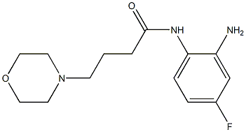 N-(2-amino-4-fluorophenyl)-4-morpholin-4-ylbutanamide Struktur