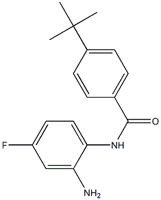 N-(2-amino-4-fluorophenyl)-4-tert-butylbenzamide Struktur