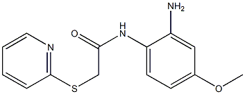 N-(2-amino-4-methoxyphenyl)-2-(pyridin-2-ylsulfanyl)acetamide|