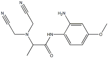  N-(2-amino-4-methoxyphenyl)-2-[bis(cyanomethyl)amino]propanamide