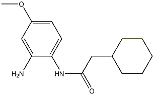 N-(2-amino-4-methoxyphenyl)-2-cyclohexylacetamide Structure