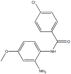 N-(2-amino-4-methoxyphenyl)-4-chlorobenzamide 结构式