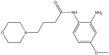 N-(2-amino-4-methoxyphenyl)-4-morpholin-4-ylbutanamide Structure