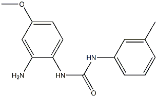 N-(2-amino-4-methoxyphenyl)-N'-(3-methylphenyl)urea Struktur