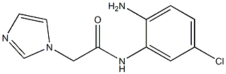 N-(2-amino-5-chlorophenyl)-2-(1H-imidazol-1-yl)acetamide Struktur