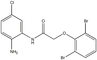N-(2-amino-5-chlorophenyl)-2-(2,6-dibromophenoxy)acetamide Structure