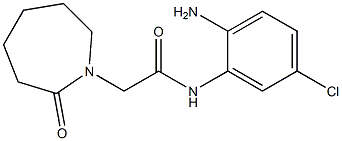 N-(2-amino-5-chlorophenyl)-2-(2-oxoazepan-1-yl)acetamide 结构式