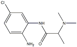 N-(2-amino-5-chlorophenyl)-2-(dimethylamino)propanamide,,结构式