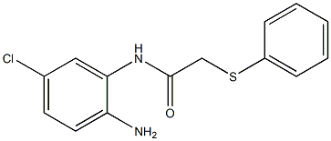 N-(2-amino-5-chlorophenyl)-2-(phenylsulfanyl)acetamide Structure