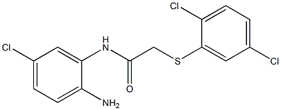 N-(2-amino-5-chlorophenyl)-2-[(2,5-dichlorophenyl)sulfanyl]acetamide