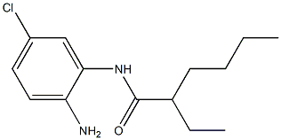 N-(2-amino-5-chlorophenyl)-2-ethylhexanamide Struktur