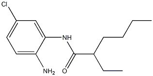 N-(2-amino-5-chlorophenyl)-2-ethylhexanamide 化学構造式