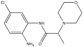 N-(2-amino-5-chlorophenyl)-2-morpholin-4-ylpropanamide Structure