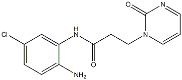 N-(2-amino-5-chlorophenyl)-3-(2-oxopyrimidin-1(2H)-yl)propanamide 结构式