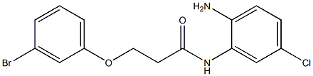 N-(2-amino-5-chlorophenyl)-3-(3-bromophenoxy)propanamide