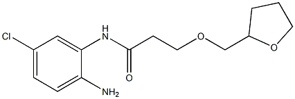 N-(2-amino-5-chlorophenyl)-3-(oxolan-2-ylmethoxy)propanamide Struktur