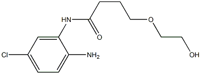 N-(2-amino-5-chlorophenyl)-4-(2-hydroxyethoxy)butanamide 化学構造式