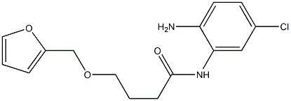 N-(2-amino-5-chlorophenyl)-4-(furan-2-ylmethoxy)butanamide 结构式