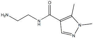 N-(2-aminoethyl)-1,5-dimethyl-1H-pyrazole-4-carboxamide Structure