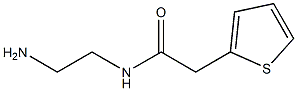 N-(2-aminoethyl)-2-thien-2-ylacetamide,,结构式