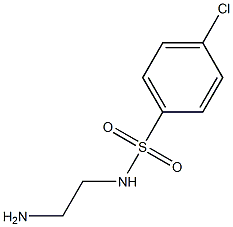 N-(2-aminoethyl)-4-chlorobenzene-1-sulfonamide,,结构式