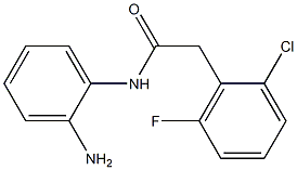 N-(2-aminophenyl)-2-(2-chloro-6-fluorophenyl)acetamide Structure