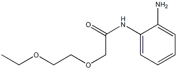 N-(2-aminophenyl)-2-(2-ethoxyethoxy)acetamide,,结构式