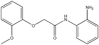 N-(2-aminophenyl)-2-(2-methoxyphenoxy)acetamide 结构式