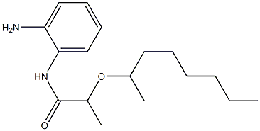 N-(2-aminophenyl)-2-(octan-2-yloxy)propanamide Structure