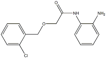 N-(2-aminophenyl)-2-[(2-chlorophenyl)methoxy]acetamide Structure