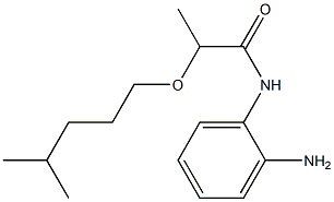 N-(2-aminophenyl)-2-[(4-methylpentyl)oxy]propanamide,,结构式