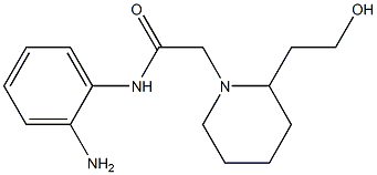 N-(2-aminophenyl)-2-[2-(2-hydroxyethyl)piperidin-1-yl]acetamide,,结构式