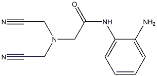 N-(2-aminophenyl)-2-[bis(cyanomethyl)amino]acetamide Structure