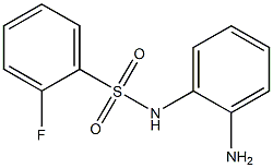 N-(2-aminophenyl)-2-fluorobenzenesulfonamide Structure