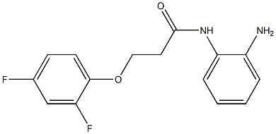 N-(2-aminophenyl)-3-(2,4-difluorophenoxy)propanamide Structure