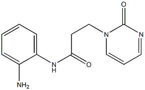 N-(2-aminophenyl)-3-(2-oxopyrimidin-1(2H)-yl)propanamide Struktur