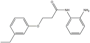 N-(2-aminophenyl)-3-(3-ethylphenoxy)propanamide Structure