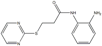 N-(2-aminophenyl)-3-(pyrimidin-2-ylsulfanyl)propanamide