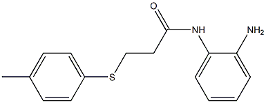 N-(2-aminophenyl)-3-[(4-methylphenyl)sulfanyl]propanamide