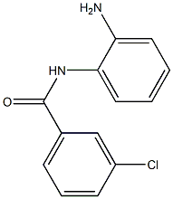 N-(2-aminophenyl)-3-chlorobenzamide 化学構造式