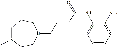 N-(2-aminophenyl)-4-(4-methyl-1,4-diazepan-1-yl)butanamide 结构式