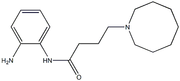 N-(2-aminophenyl)-4-(azocan-1-yl)butanamide Structure