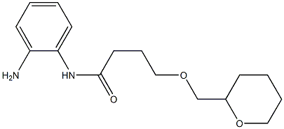 N-(2-aminophenyl)-4-(oxan-2-ylmethoxy)butanamide,,结构式