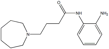 N-(2-aminophenyl)-4-azepan-1-ylbutanamide 化学構造式