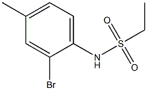 N-(2-bromo-4-methylphenyl)ethanesulfonamide