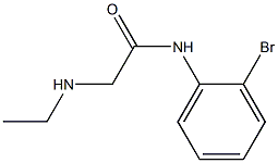 N-(2-bromophenyl)-2-(ethylamino)acetamide Structure