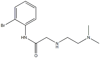 N-(2-bromophenyl)-2-{[2-(dimethylamino)ethyl]amino}acetamide Structure