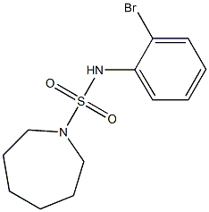 N-(2-bromophenyl)azepane-1-sulfonamide Structure