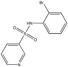 N-(2-bromophenyl)pyridine-3-sulfonamide Struktur