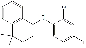 N-(2-chloro-4-fluorophenyl)-4,4-dimethyl-1,2,3,4-tetrahydronaphthalen-1-amine